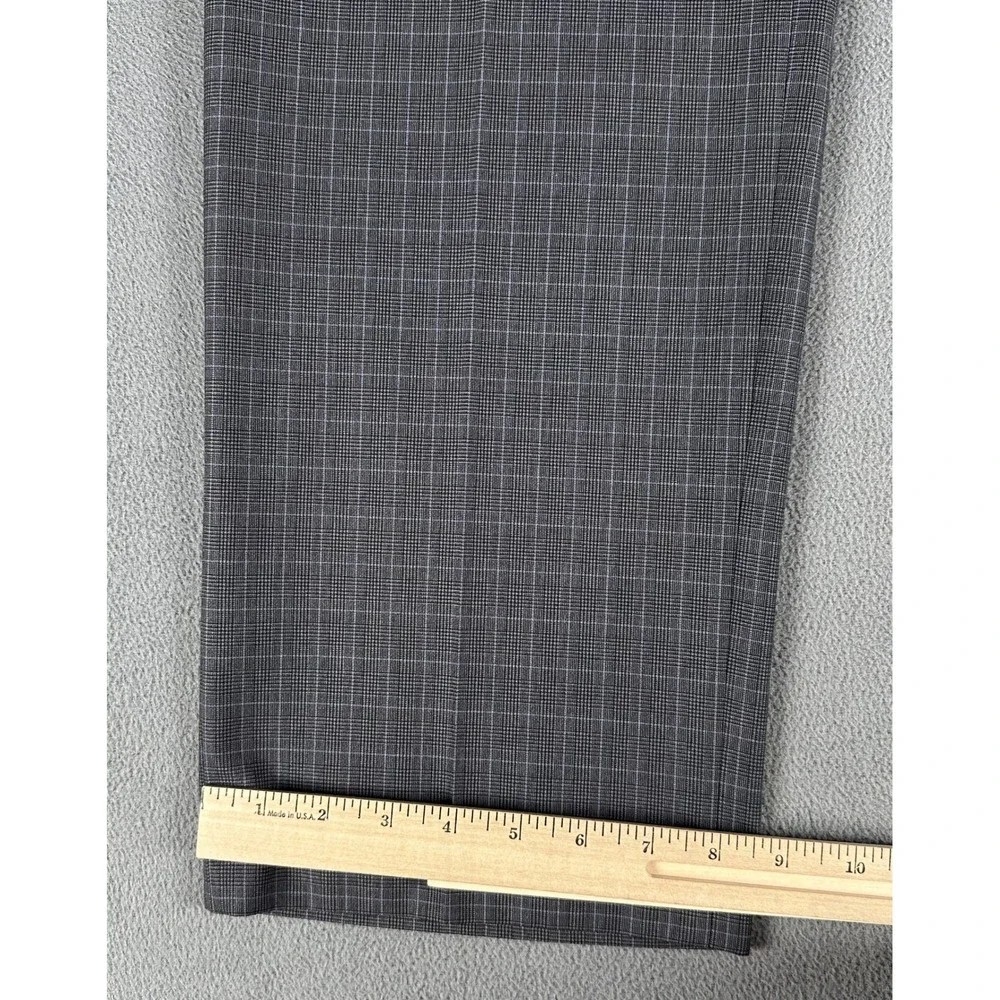 Ralph Ralph Lauren Pants Slacks 36x32 Grey Glen Plaid Old‎ Money Trousers Dress